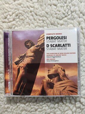 Pergolesi D Scarlatti Stabat Mater CD BBC Music Choristers New College Oxford
